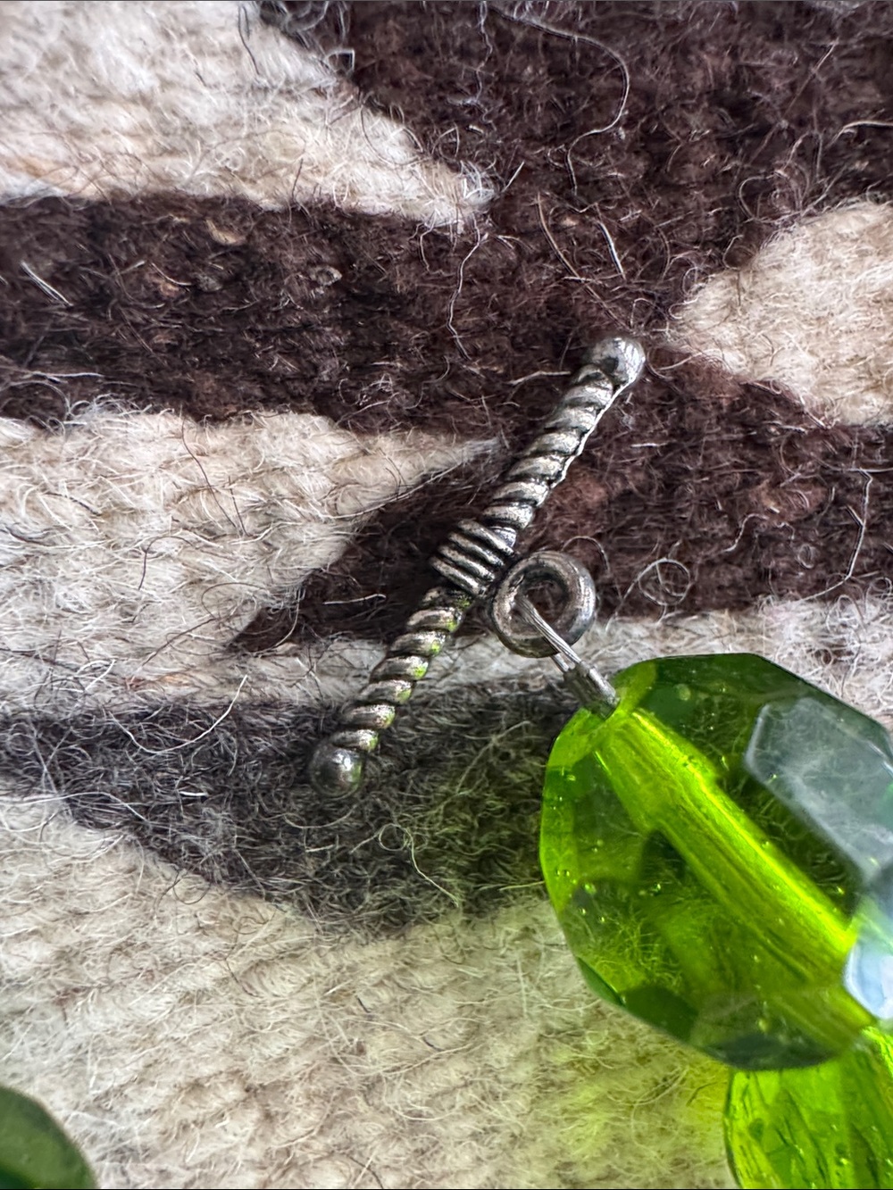 2 - Green Beaded Toggle Bracelets - Picture 4 of 6